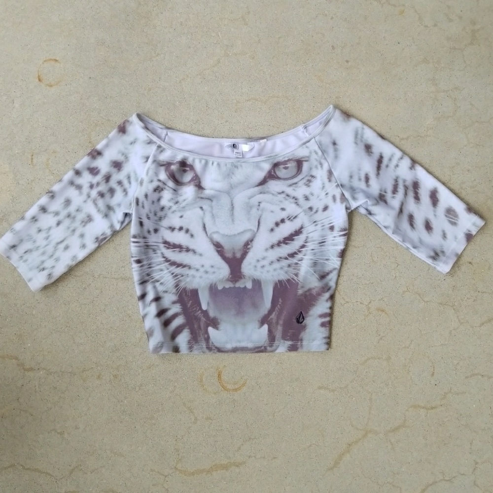 Volcom Tiger Crop top 🐯